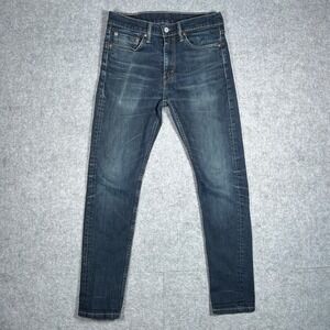 Levi's 510 Denim Jeans Mens 31x32 Blue Skinny Fit Stretch workwear‎ dark wash